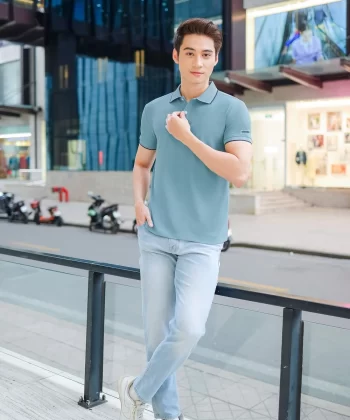 Alternative view of Áo Polo nam Thanh Xuân chất liệu vải thun lạnh cao cấp